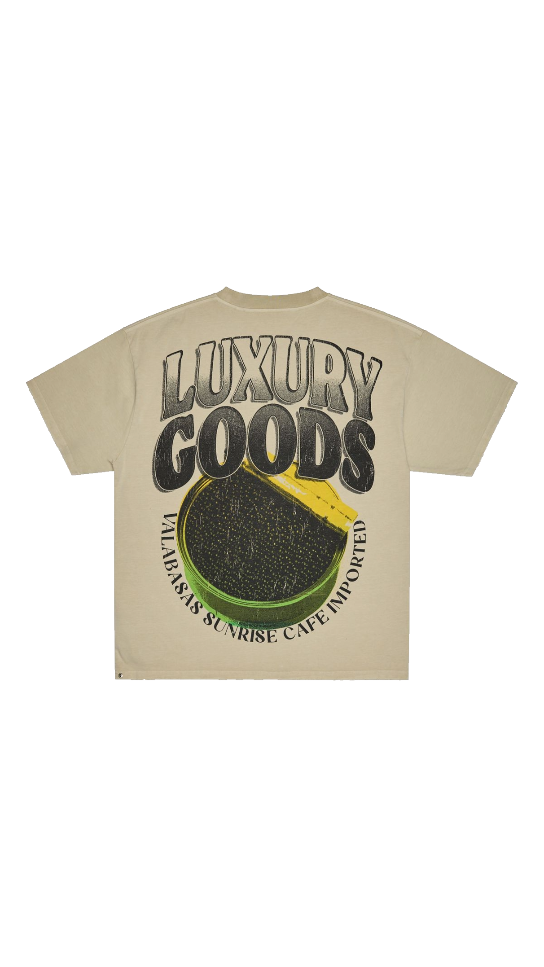 VALABASAS "LUX CAFE" TEE (CREAM)