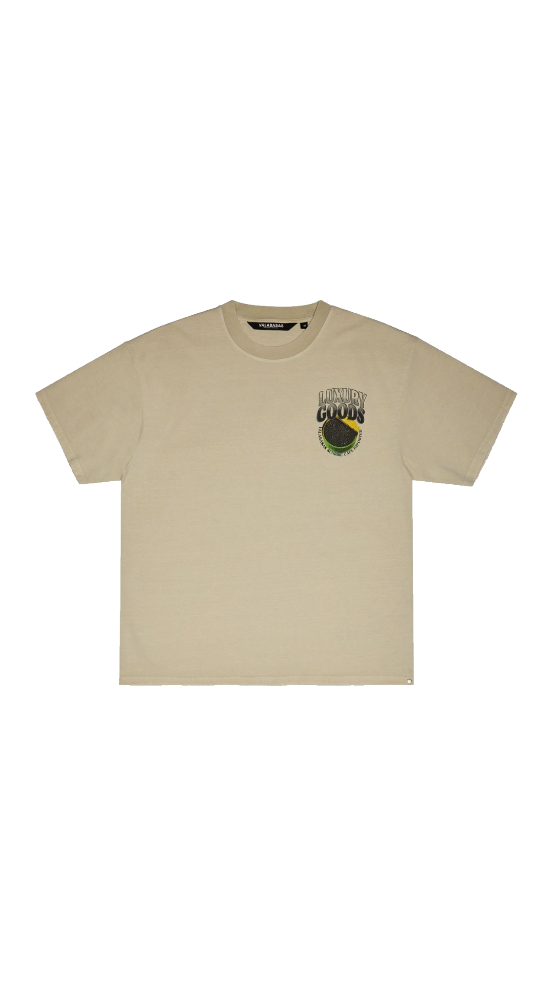 VALABASAS "LUX CAFE" TEE (CREAM)