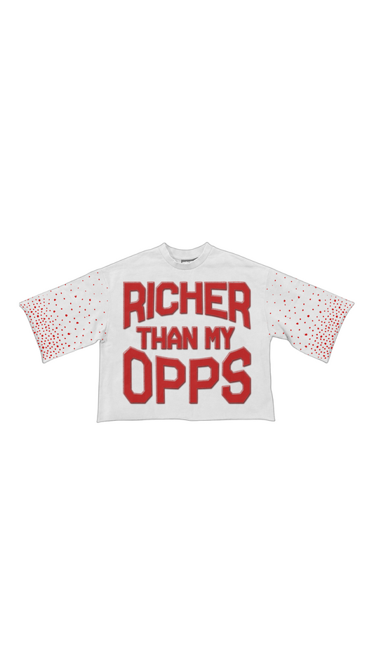 SYNDICATE "RICHER THAN MY OPPS" WHITE TEE