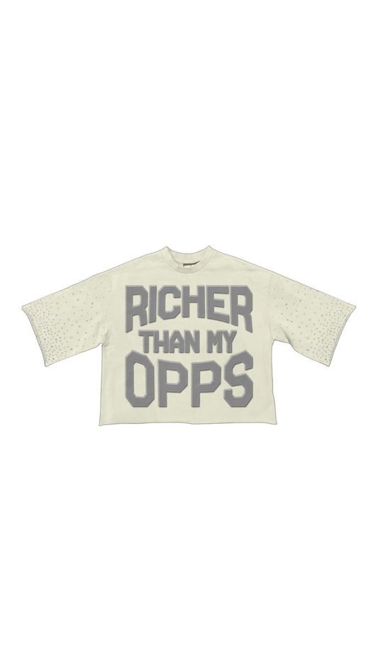 SYNDICATE "RICHER THAN MY OPPS" BONE TEE