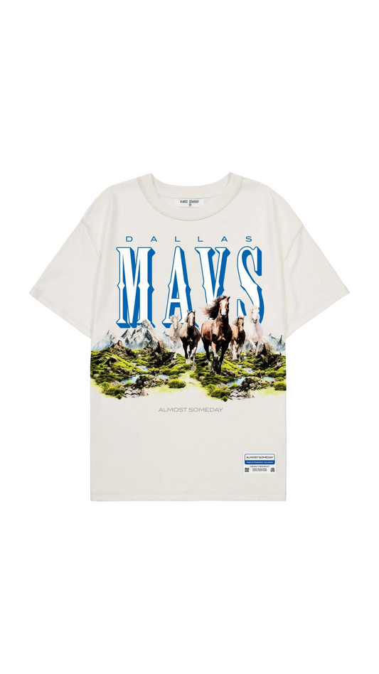 AS "MAVS" TEE (CREAM)