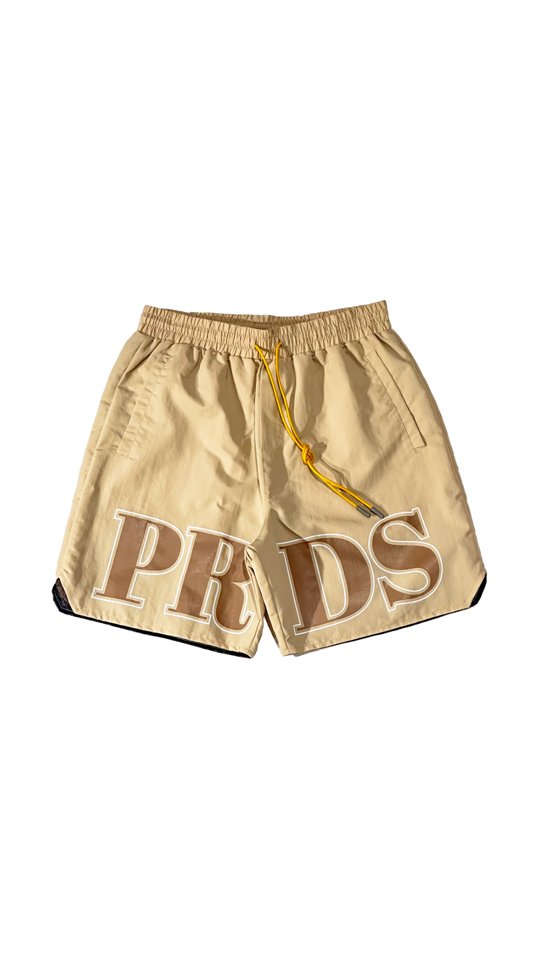 PARADISE VARSITY SHORTS (TAN)