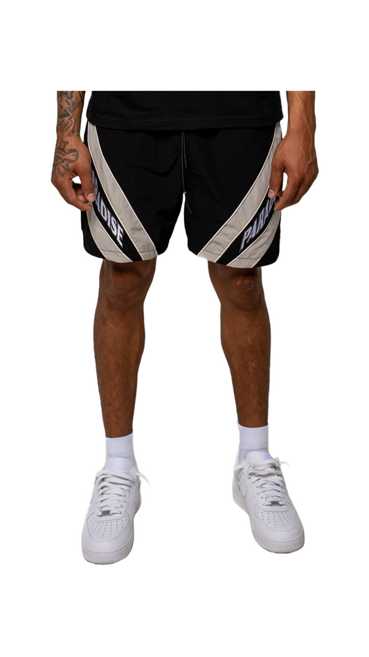 PARADISE ATHLETIC SHORTS (BLACK)