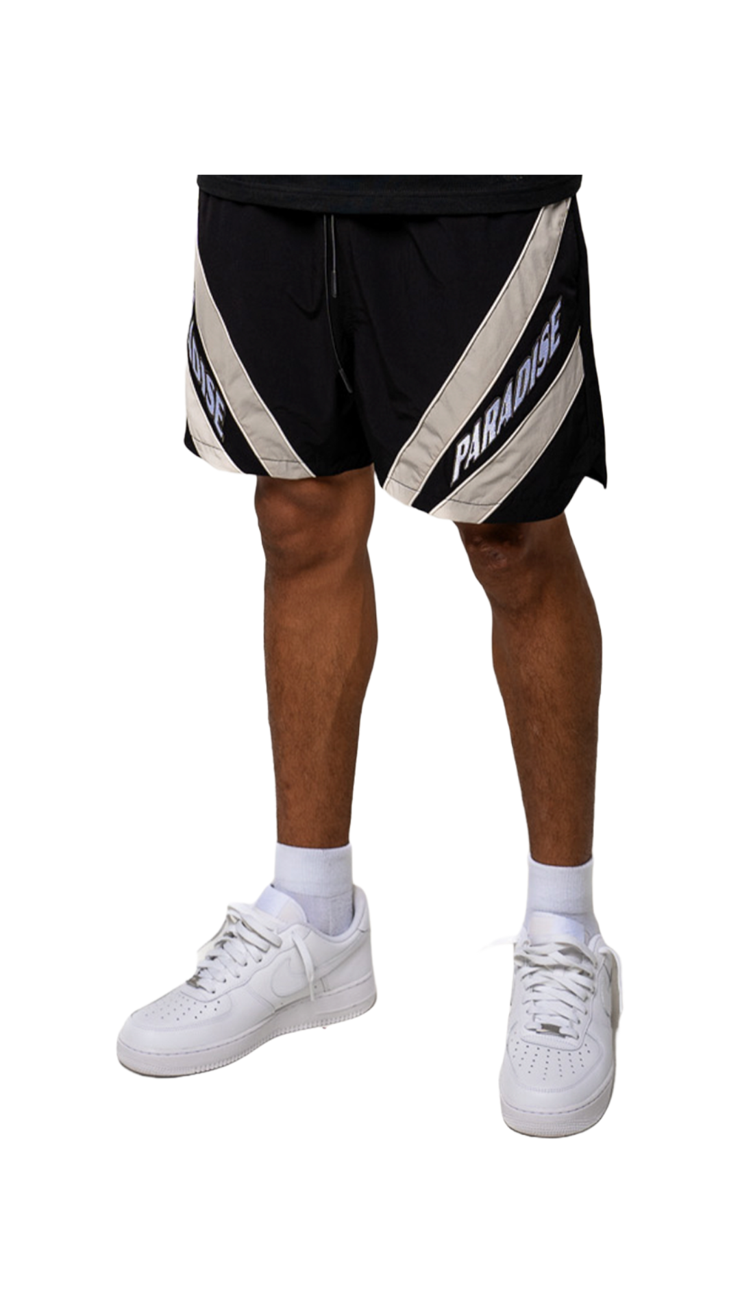 PARADISE ATHLETIC SHORTS (BLACK)