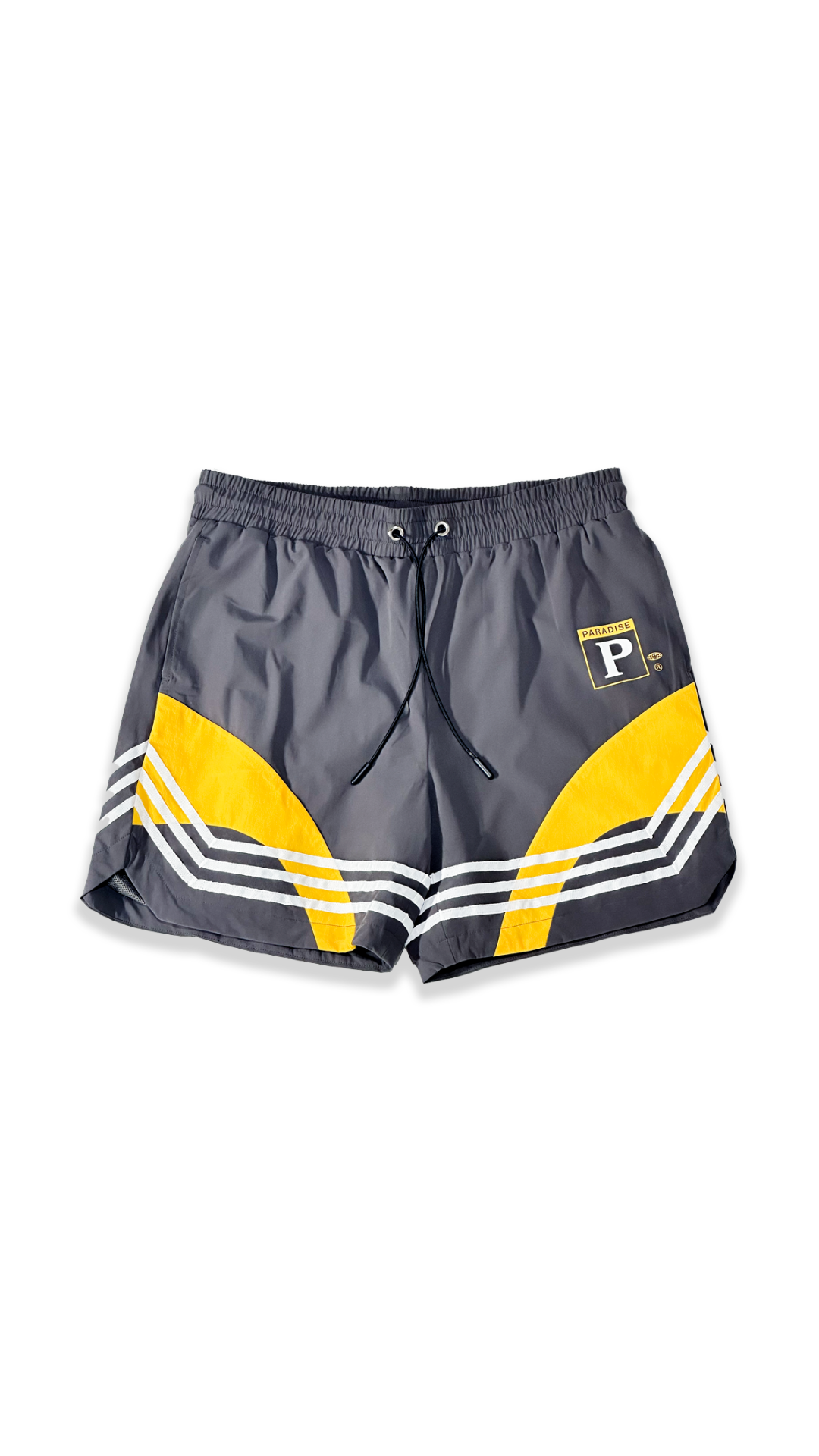 PARADISE RESORT SHORTS (GREY/YELLOW)