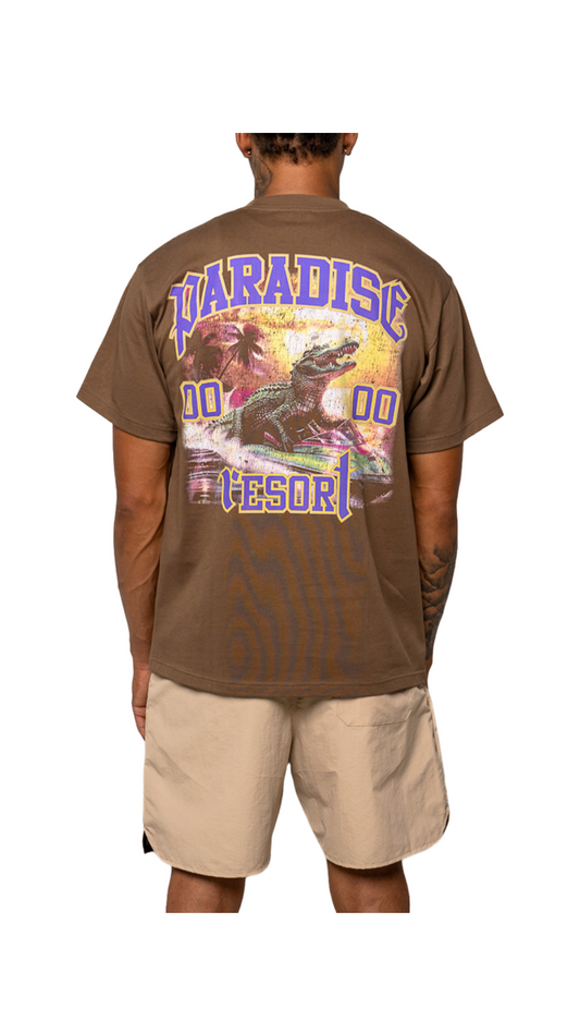 PARADISE GLADES TEE (MOCHA)