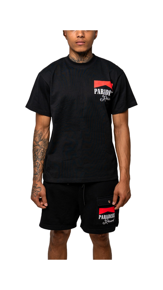 PARADISE RESORT DE’ PARADISO TEE (BLACK)