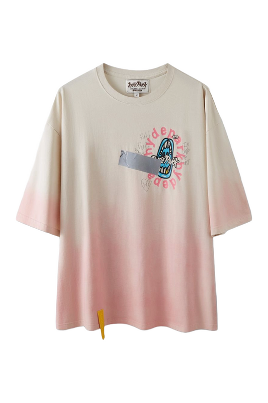 HP MONEY WHERE YOUR MOUTH IS TEE - STRAWBERRY MILK