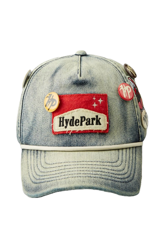 HP CIGGY CIG DENIM CAP - BLUE