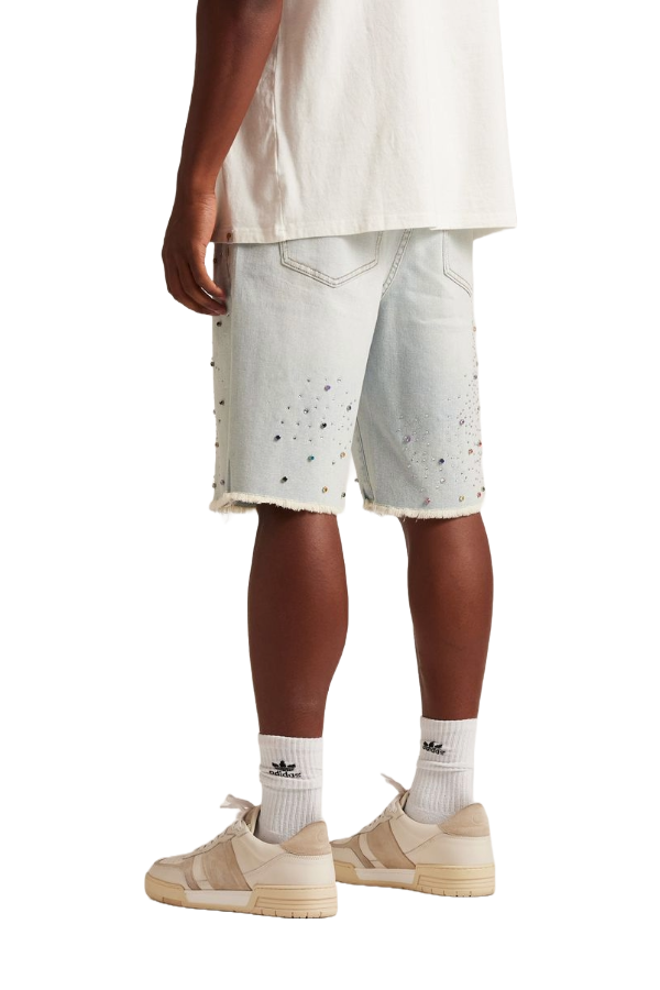 BOWIE DENIM SHORTS - LIGHT BLUE