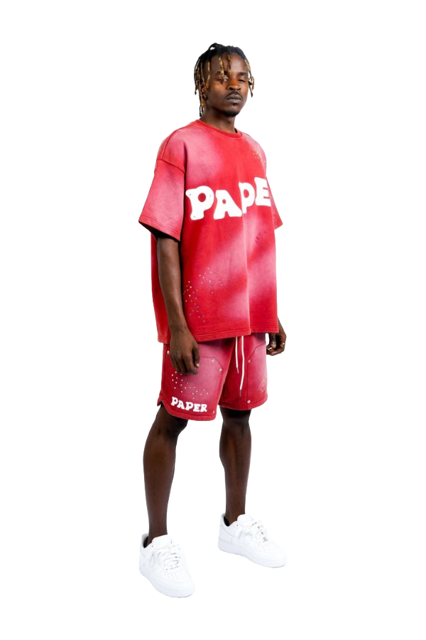 PM PAPER TEE - RED