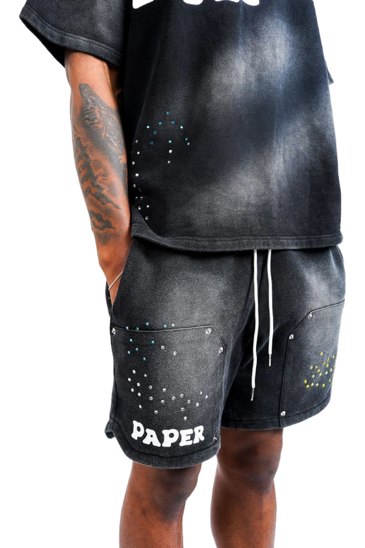 PM PAPER SHORTS - BLACK