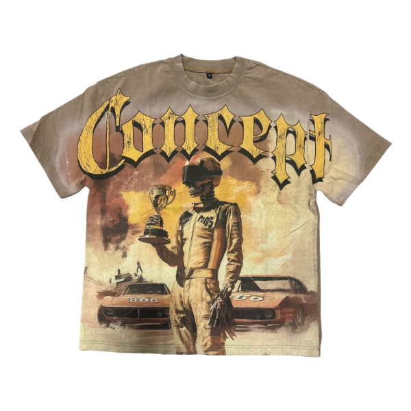 CONCEPT CHAMPION TEE - BROWN WASH