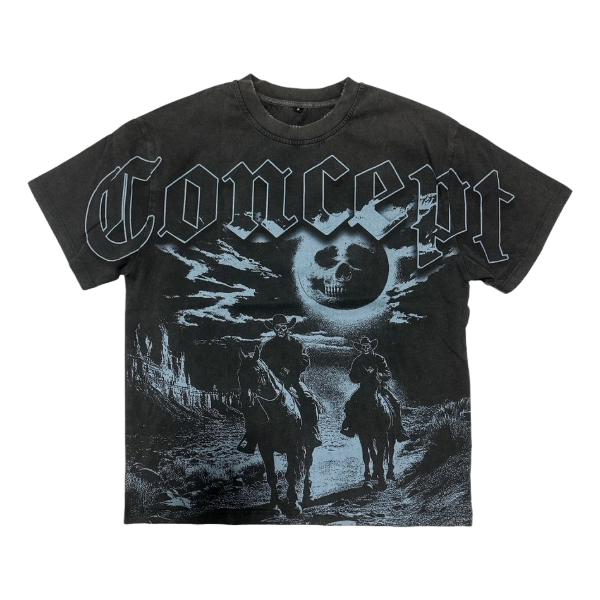 CONCEPT FEAR NO EVIL TEE - BLACK WASH