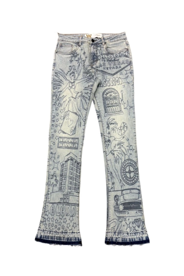 WAIMEA STACKED FIT - LIGHT BLUE