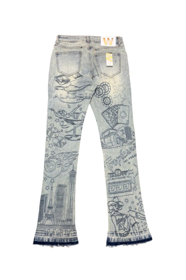 WAIMEA STACKED FIT - LIGHT BLUE