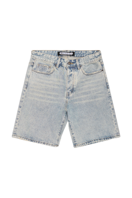 6TH "DISTRICT" DENIM SHORTS - LT BLUE