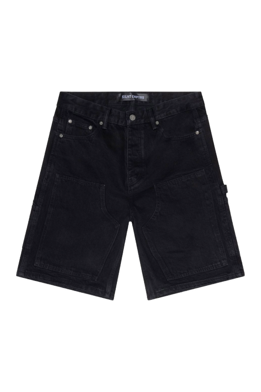SC "GRANJERO" DENIM SHORTS - BLACK