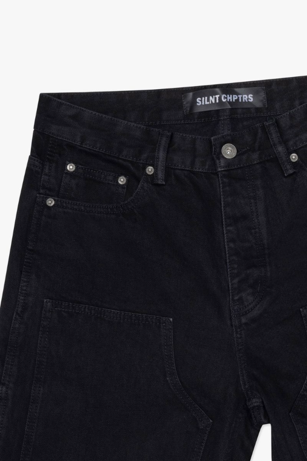 SC "GRANJERO" DENIM SHORTS - BLACK