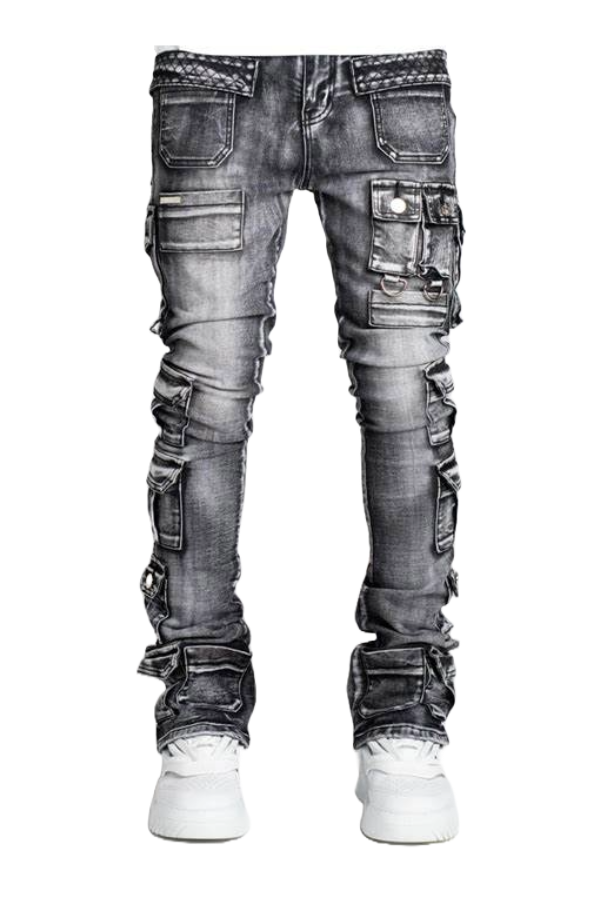 GUAPI IRON GREY TACTICAL STACKED DENIM