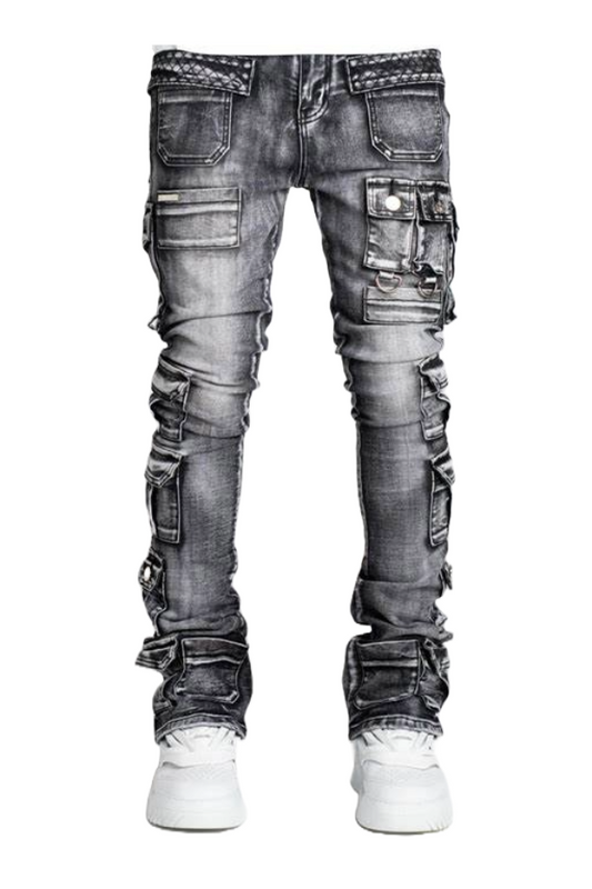 GUAPI IRON GREY TACTICAL STACKED DENIM