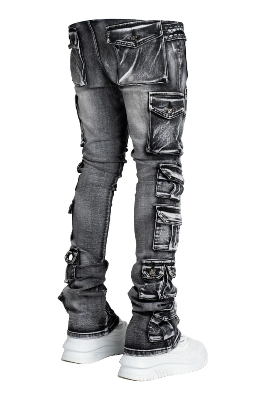 GUAPI IRON GREY TACTICAL STACKED DENIM
