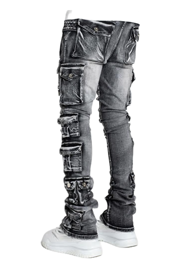 GUAPI IRON GREY TACTICAL STACKED DENIM