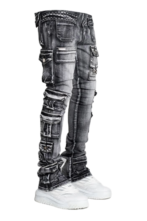 GUAPI IRON GREY TACTICAL STACKED DENIM