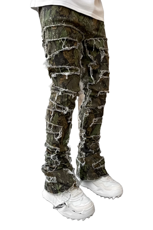 GUAPI CAMO BLOOD DIAMOND STACKED DENIM V2