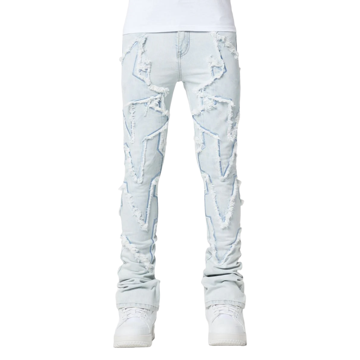 GUAPI AQUA BLUE STARS DENIM V2