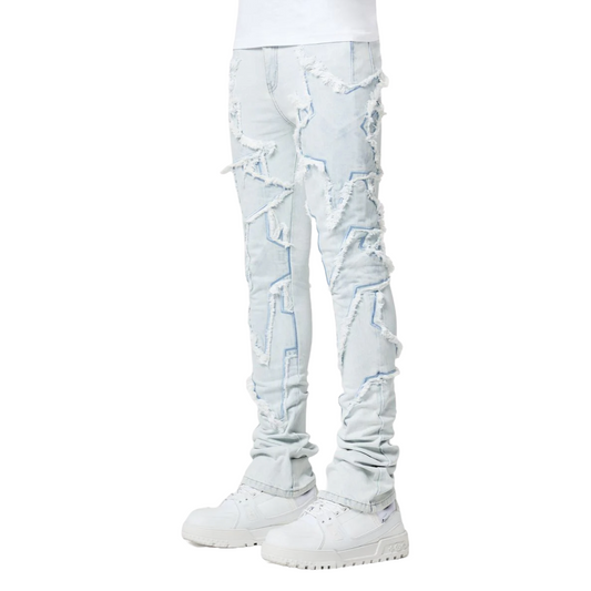 GUAPI AQUA BLUE STARS DENIM V2