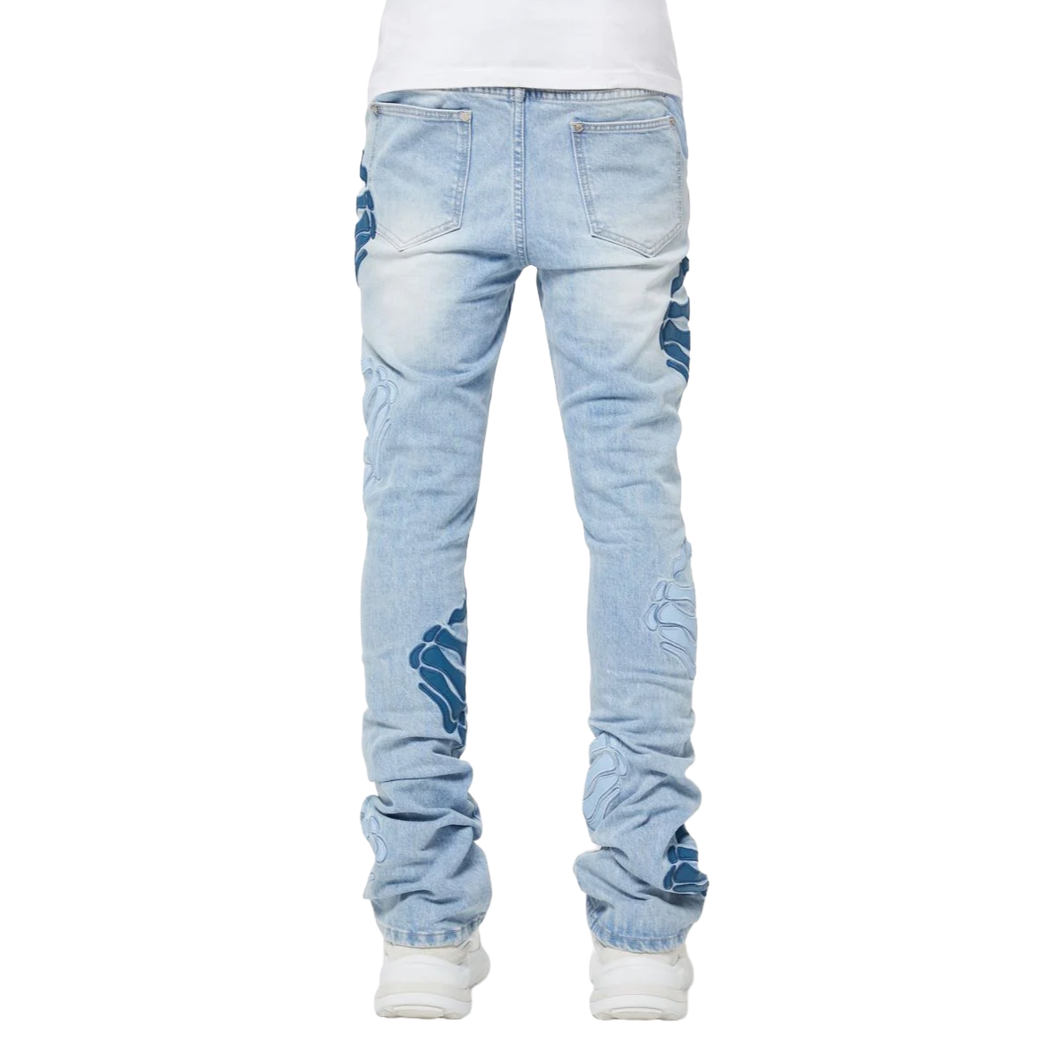 GUAPI AQUA BLUE HELL DRAGGER DENIM