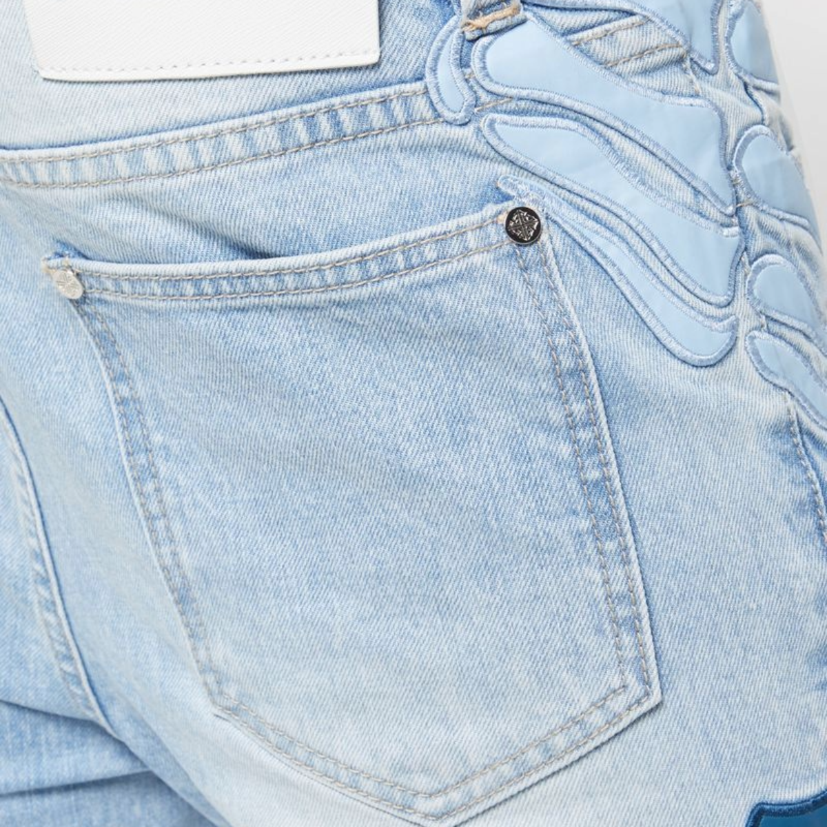 GUAPI AQUA BLUE HELL DRAGGER DENIM