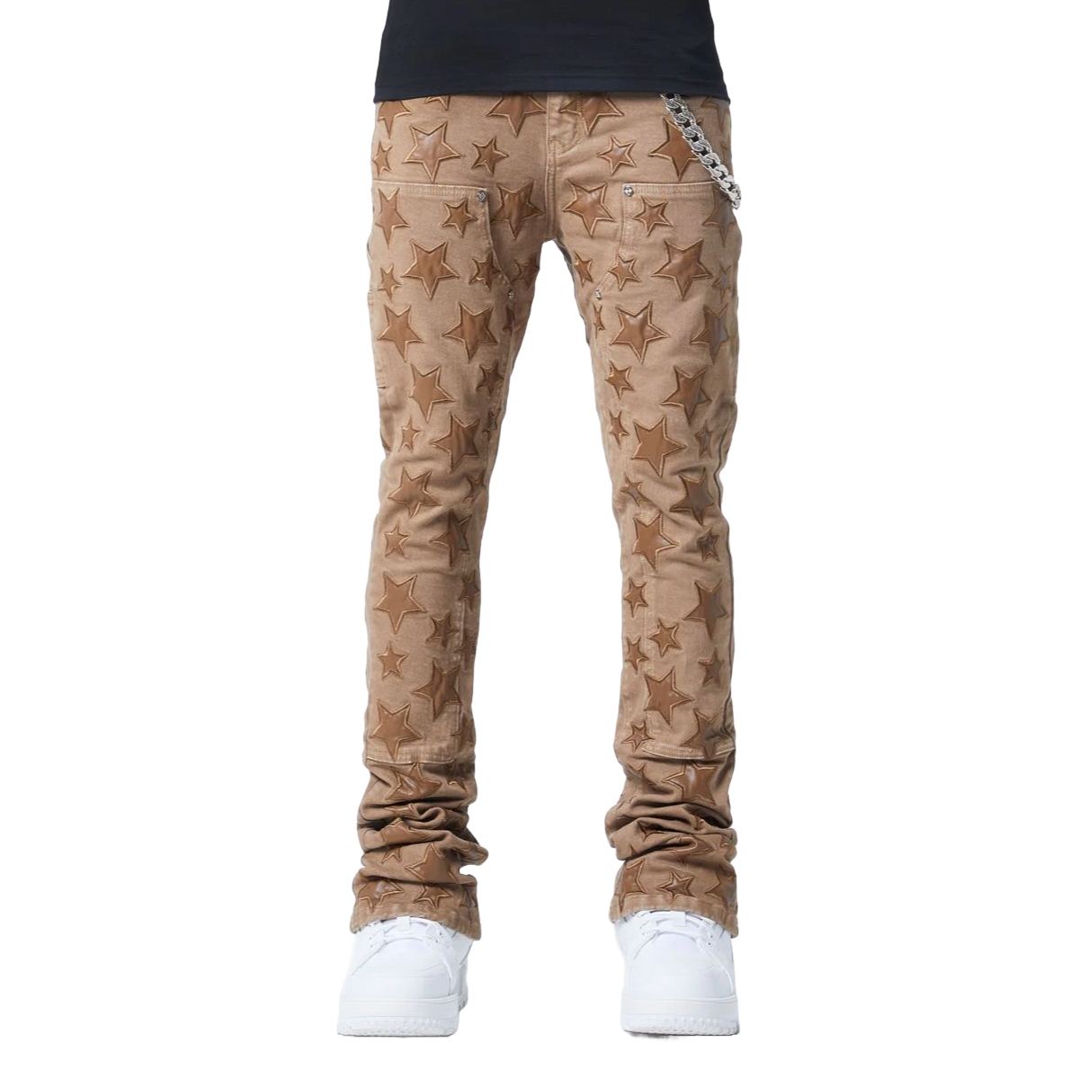 GUAPI OAK BROWN STARS DENIM