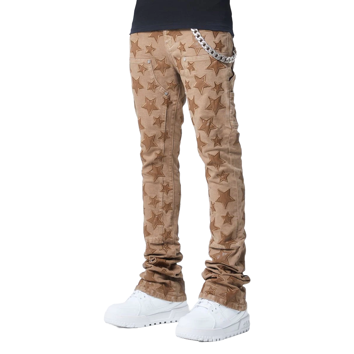 GUAPI OAK BROWN STARS DENIM