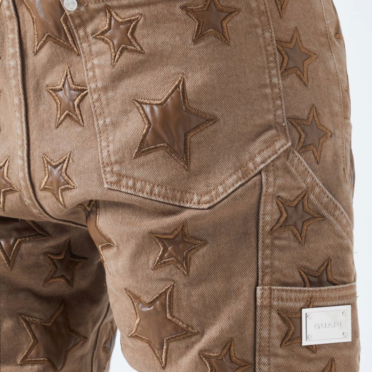 GUAPI OAK BROWN STARS DENIM
