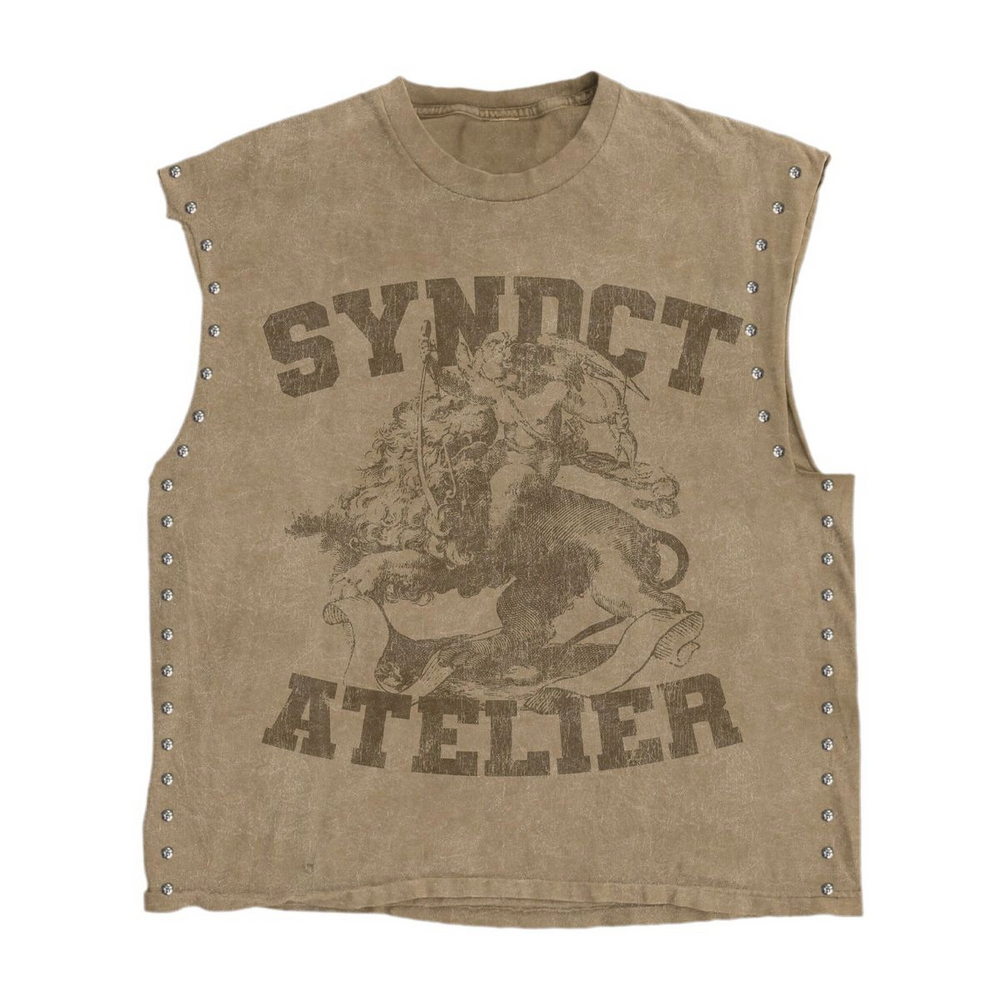 SYNDICATE 'ATALIER' SL TEE - BROWN