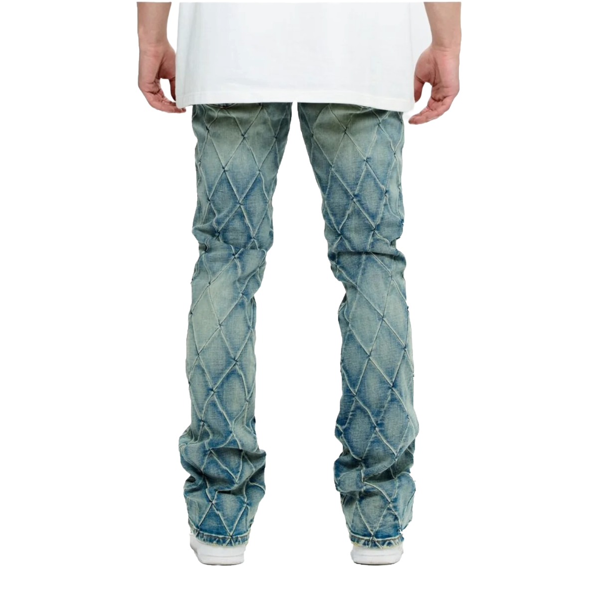 VALABASAS "TIRE" STACKED DENIM