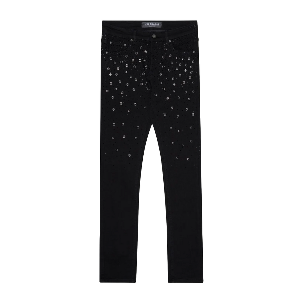 VALABASAS "LUSTRI" BLACK SKINNY JEAN