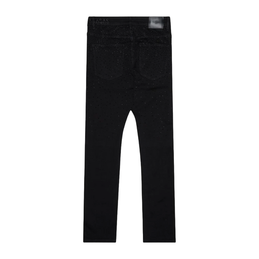 VALABASAS "LUSTRI" BLACK SKINNY JEAN