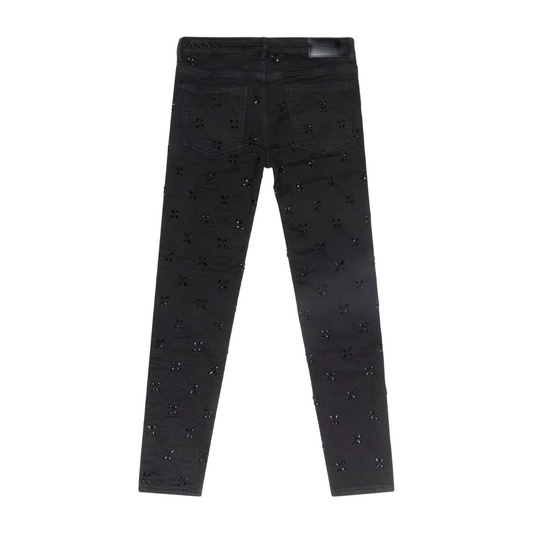 VALABASAS "STEM" BLACK SKINNY JEAN