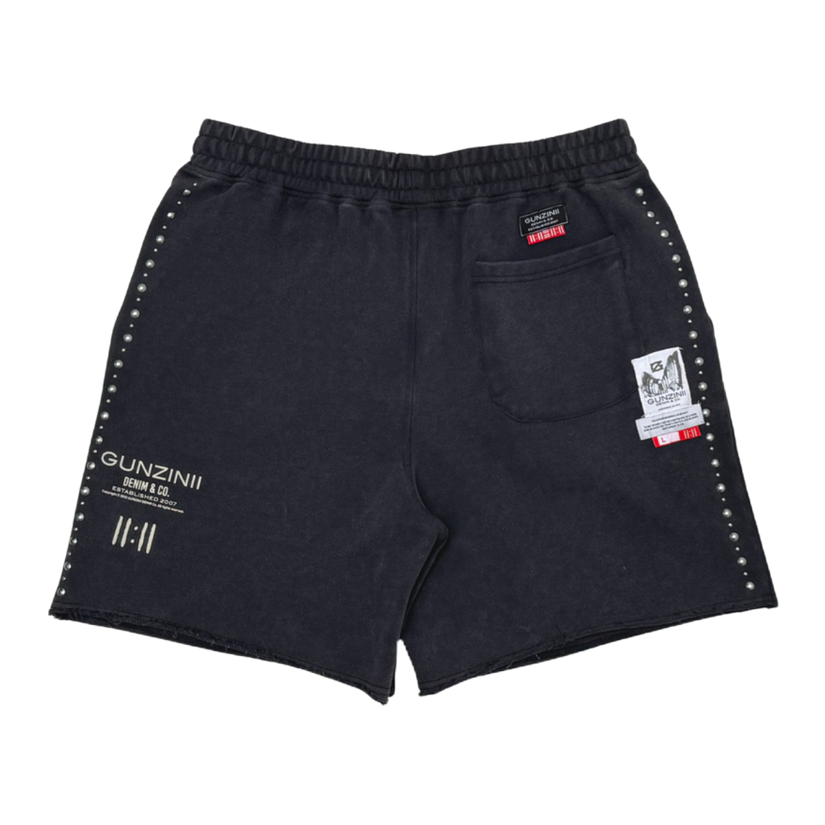 GUNZINII 'GUNZ' SHORTS - BLACK