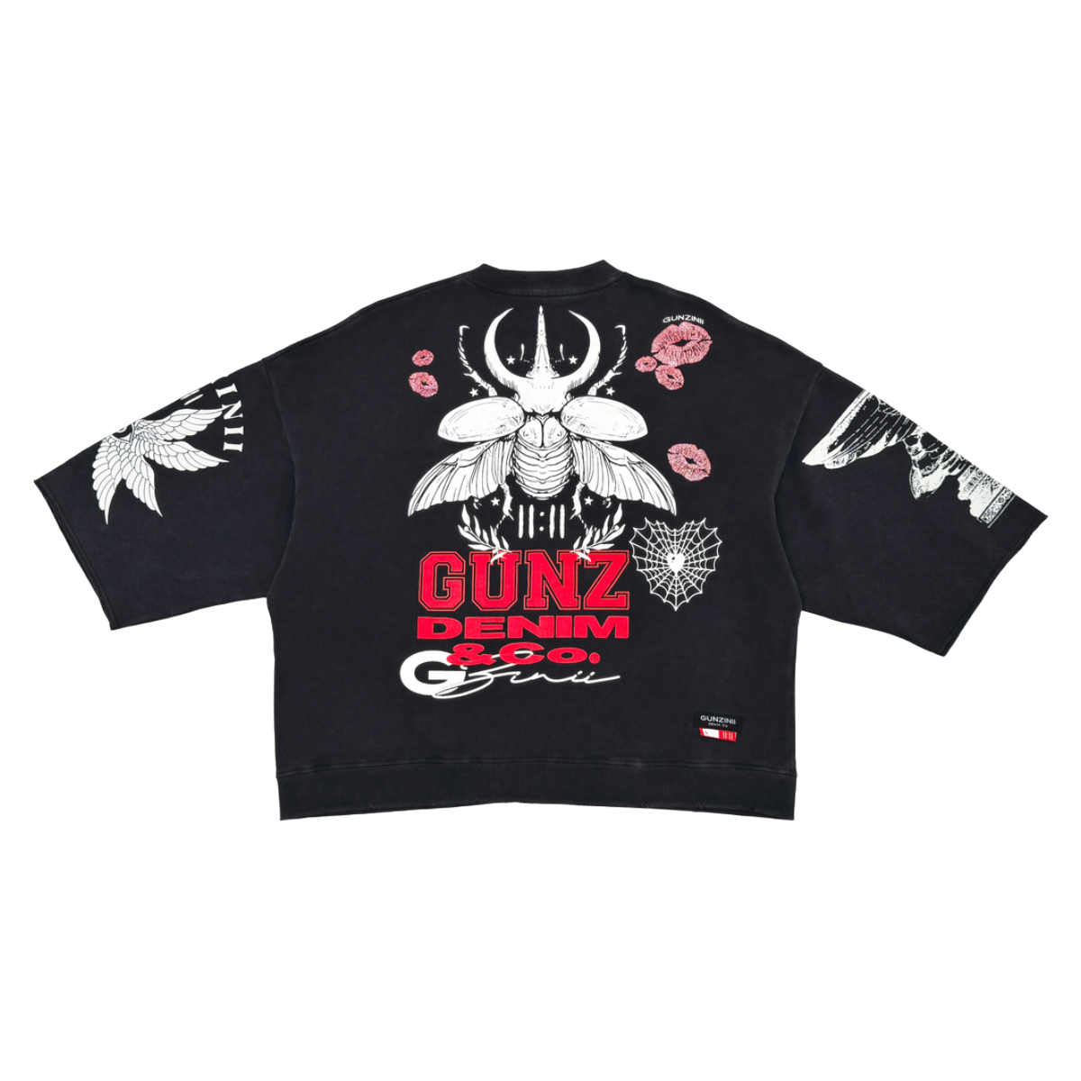 GUNZINII 'DRAGONFLY' ZIP-UP TEE