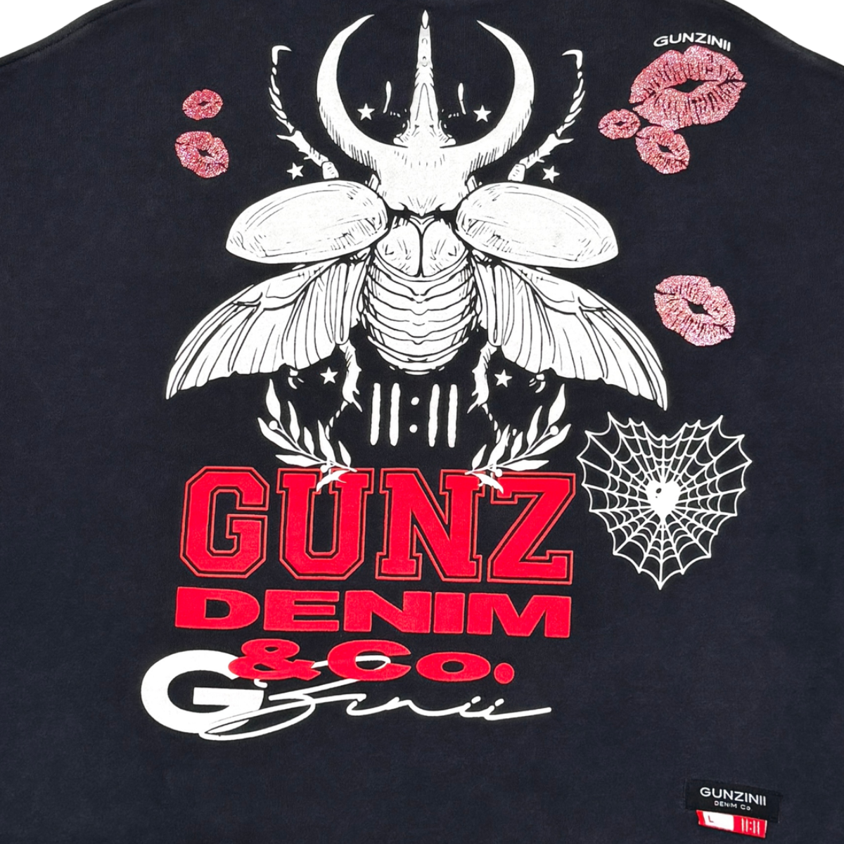 GUNZINII 'DRAGONFLY' ZIP-UP TEE