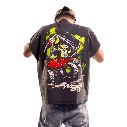 WB 'REAPER' SLEEVELESS TEE - BLACK