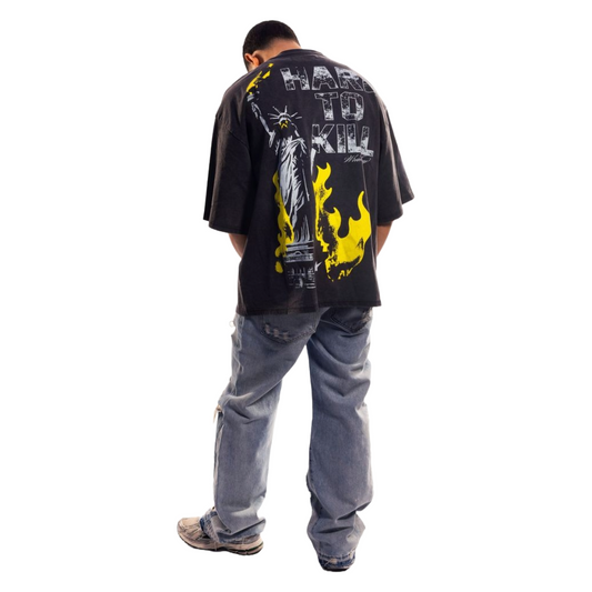 WB 'HTK' T-SHIRT - BLACK