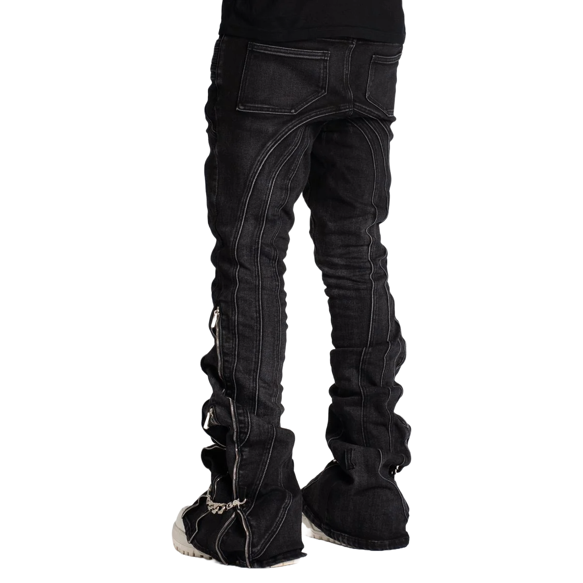 GUAPI IRON GREY CHAIN DENIM