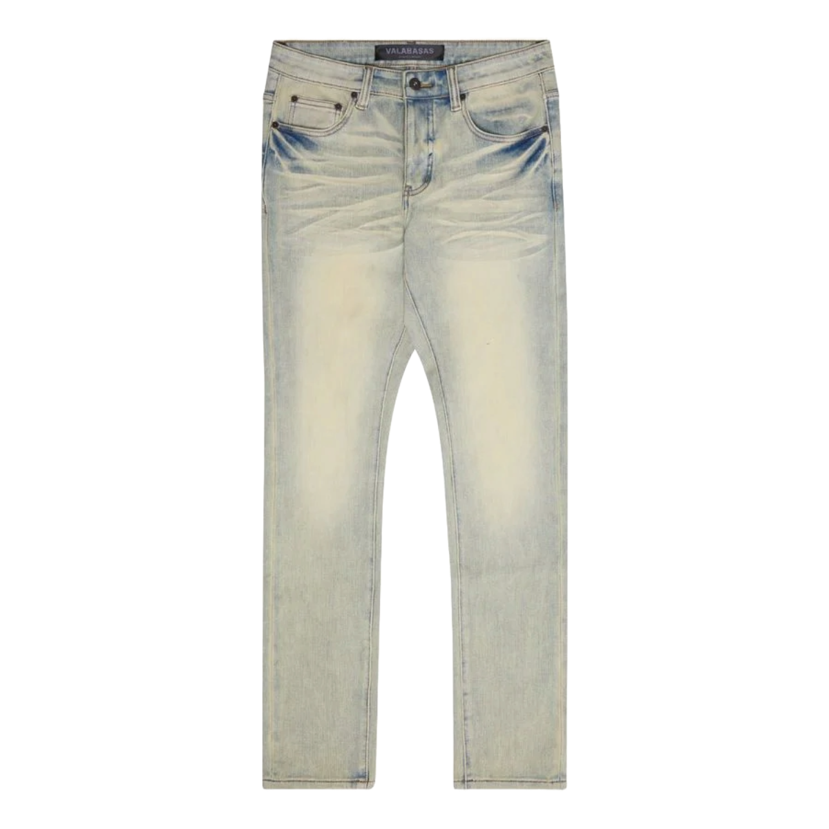 VALABASAS "MR.FLEX" VINTAGE WASH 4-WAY STRETCH SKINNY DENIM