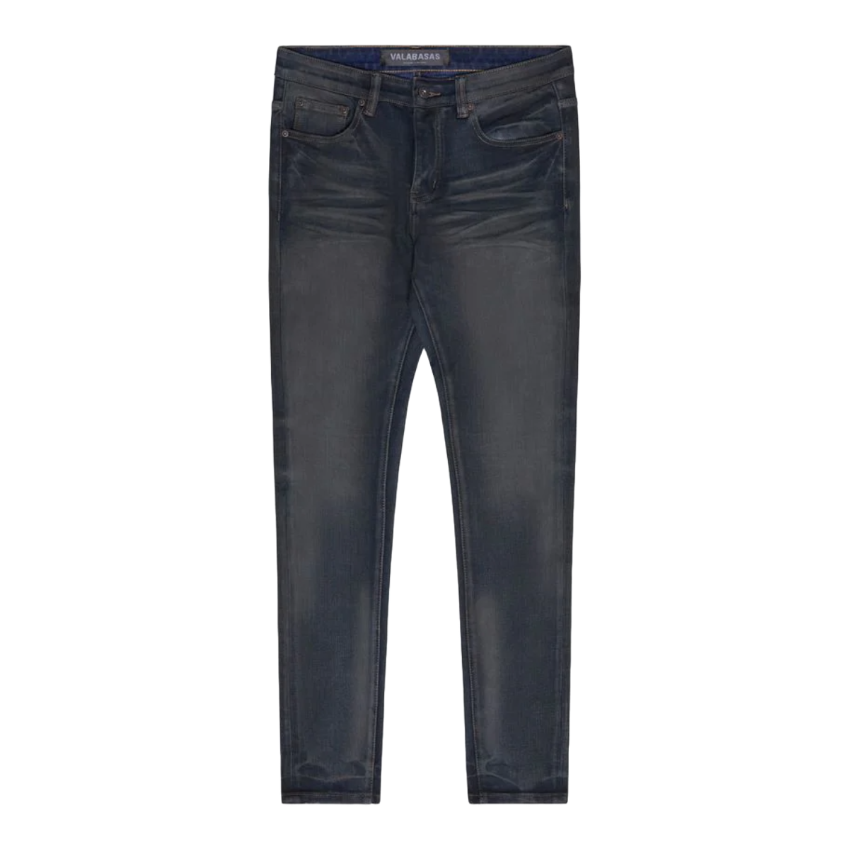 VALABASAS "MR.FLEX" DARK DIRTY WASH 4 WAY STRETCH SKINNY JEAN