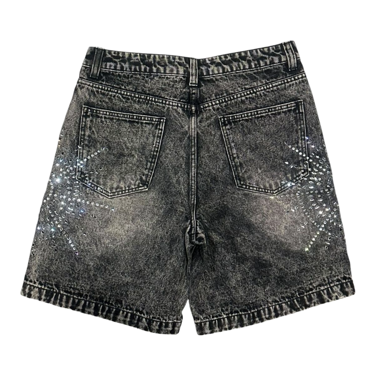 CONCEPT 'LEGACY' BLACK WASH DENIM SHORTS
